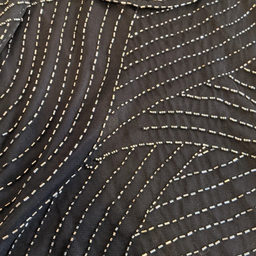 J Kara Beaded Black Dress - Picture 10 of 14
